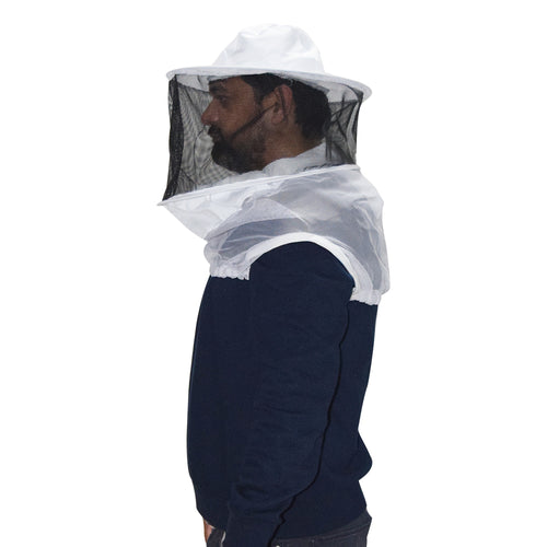 Beekeeping Bee Half Body Round Head Veil Protective Gear - image2