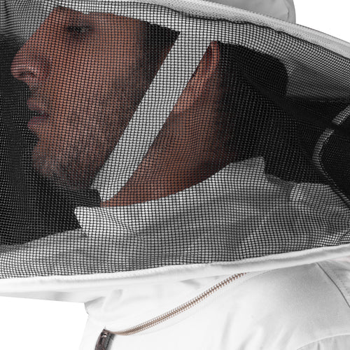 Beekeeping Bee Full Suit Standard Cotton With Round Head Veil  M - image2