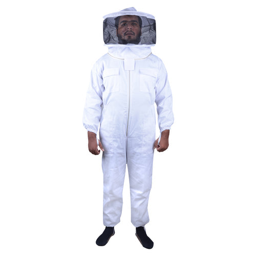 Beekeeping Bee Full Suit Standard Cotton With Round Head Veil  XL - image1