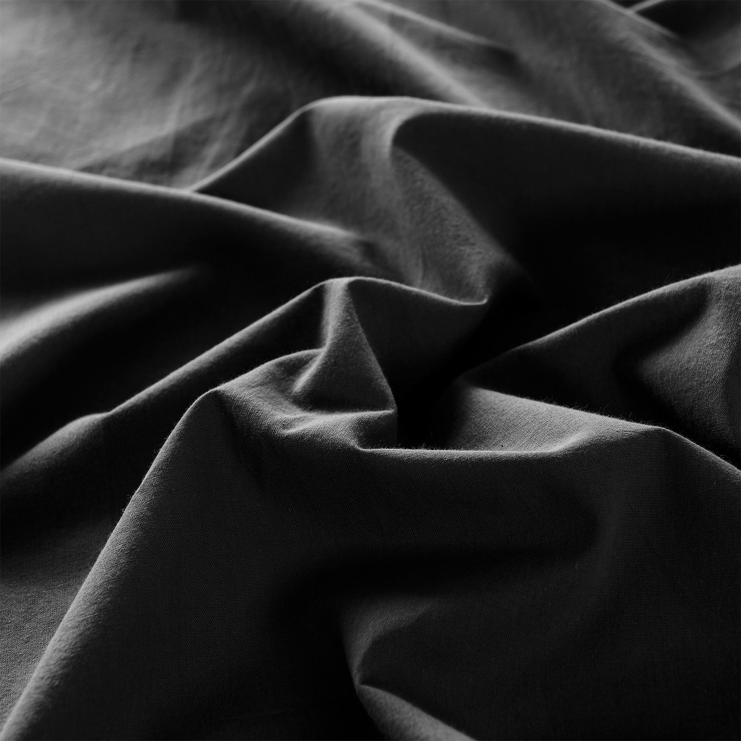 Royal Comfort Vintage Washed 100% Cotton Quilt Cover Set Bedding Ultra Soft - Double - Charcoal - image7