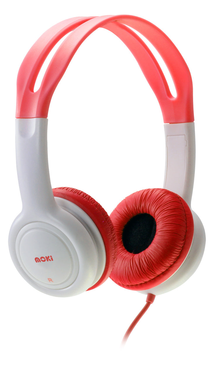 MOKI Volume Limited Kids Red Headphones - image1