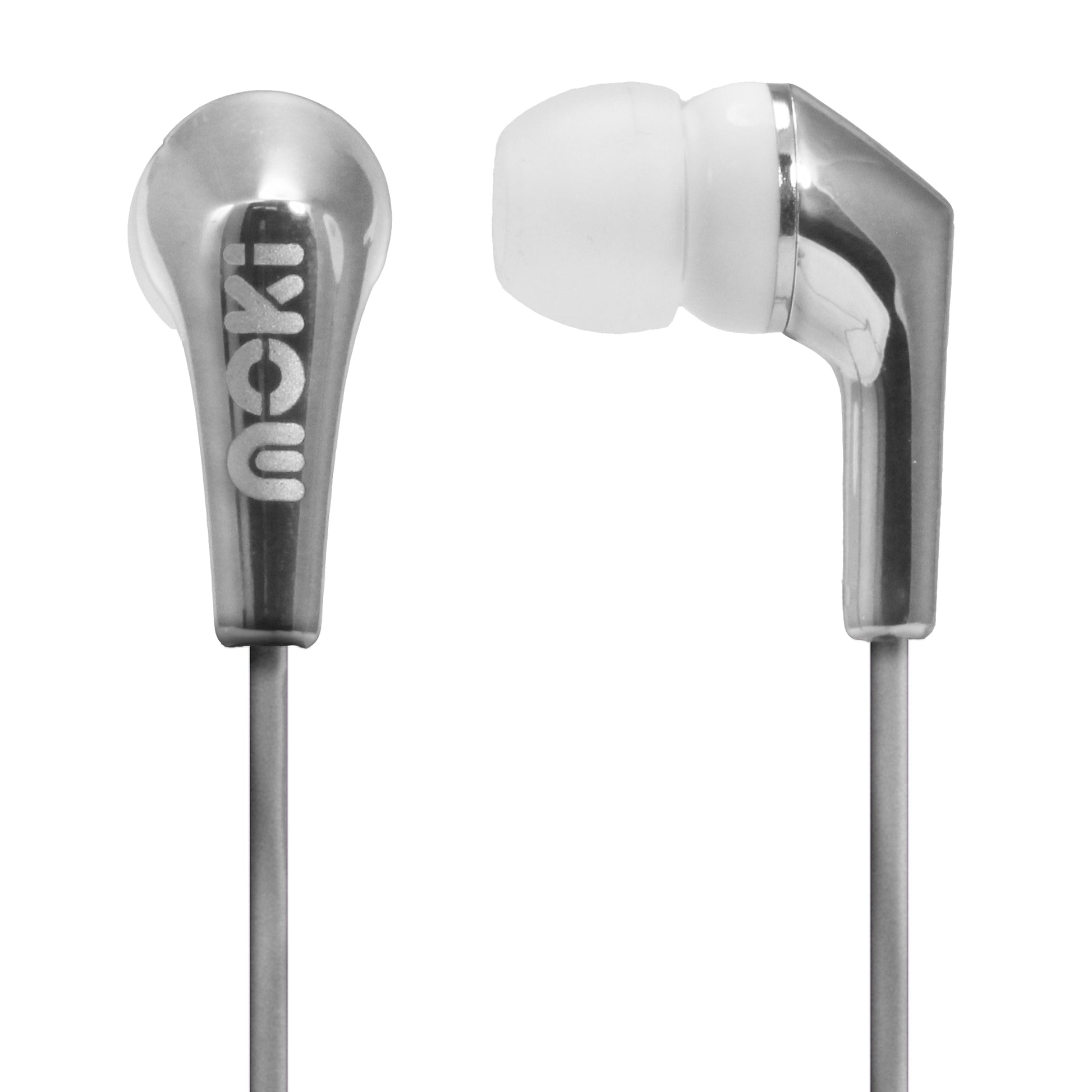 MOKI Metallics Earphone - SILVER - image1