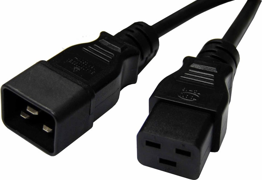 8WARE Power Cable Extension 5m IEC-C19 to IEC-C20 Male to Female - image1