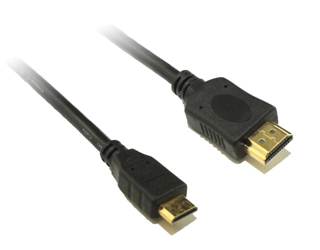 8WARE Mini HDMI to High Speed HDMI Cable 3m Male to MaleAT-HDMIV1.4BN-3M - image1