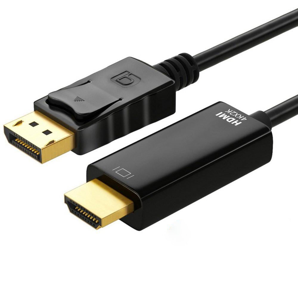 ASTROTEK DisplayPort DP Male to HDMI Male Cable 4K Resolution For Laptop PC to Monitor Projector HDTV Video Cable 5M - image1