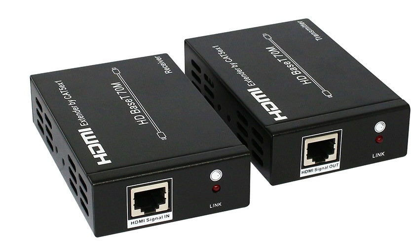 ASTROTEK HDMI Extender over RJ45 CAT5 CAT6 LAN Ethernet Network Converter Splitter for Foxtel Support 40m 4Kx 2K@30hz or 70m 1080p LS - image1