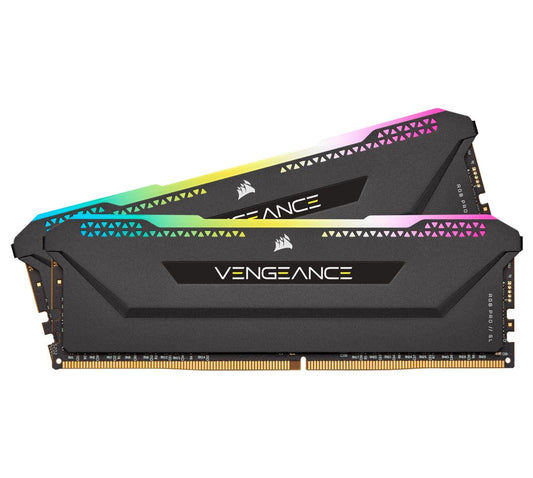CORSAIR Vengeance RGB PRO SL 32GB (2x16GB) DDR4 3600Mhz C18 Black Heatspreader Desktop Gaming Memory - image1
