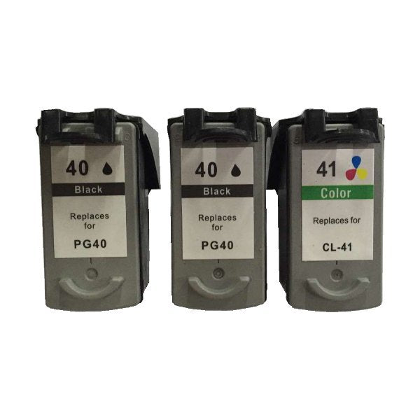 Remanufactured Value Pack 2 x PG40 Black & 1 x CL41 Colour - image1