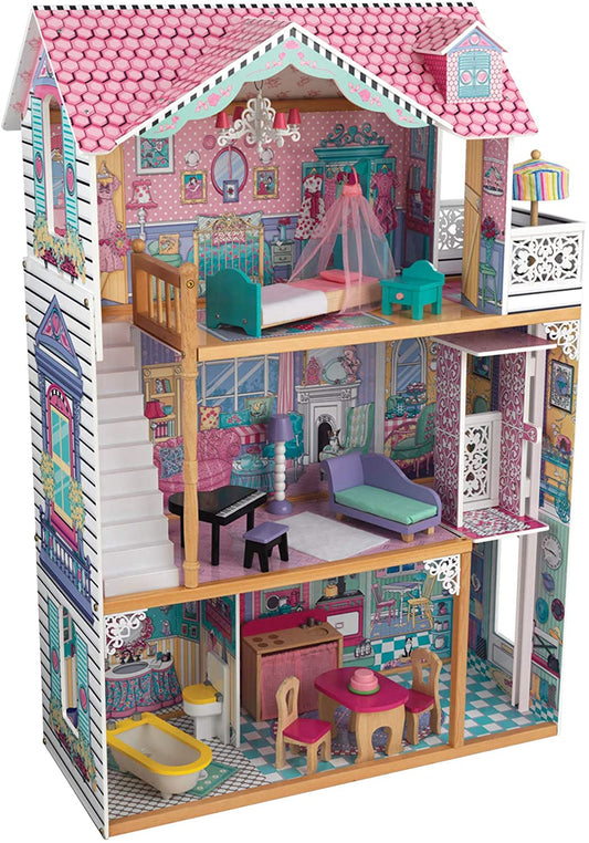Dollhouse with Furniture for kids 120 x 88 x 40 cm (Model 3) - image1