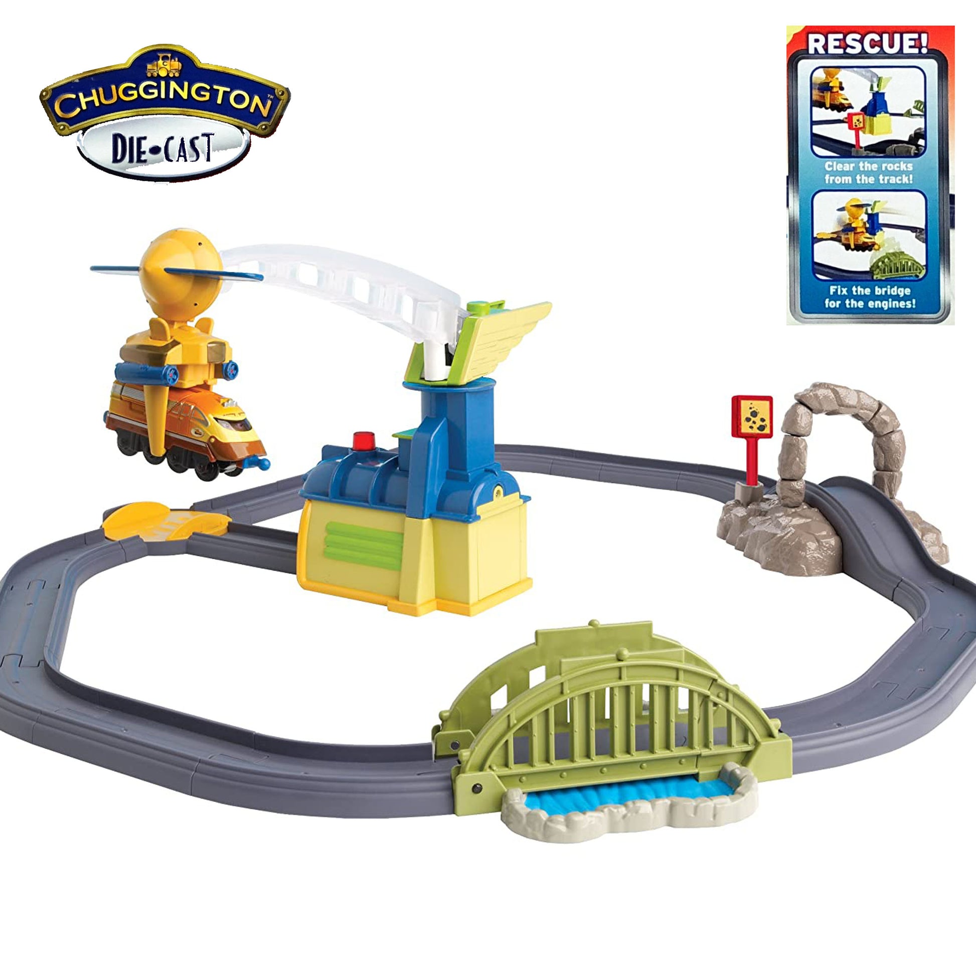 Chuggington Die Cast Train Action Chugger to the Rescue Track Playset - image2