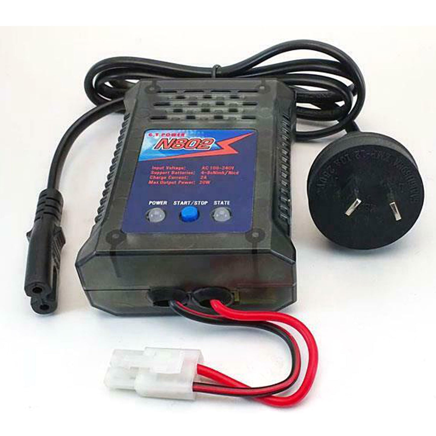 GT Power N802 NiMH NiCd Quick Battery AC Charger RC Hobby 2Amp Tamiya - image2