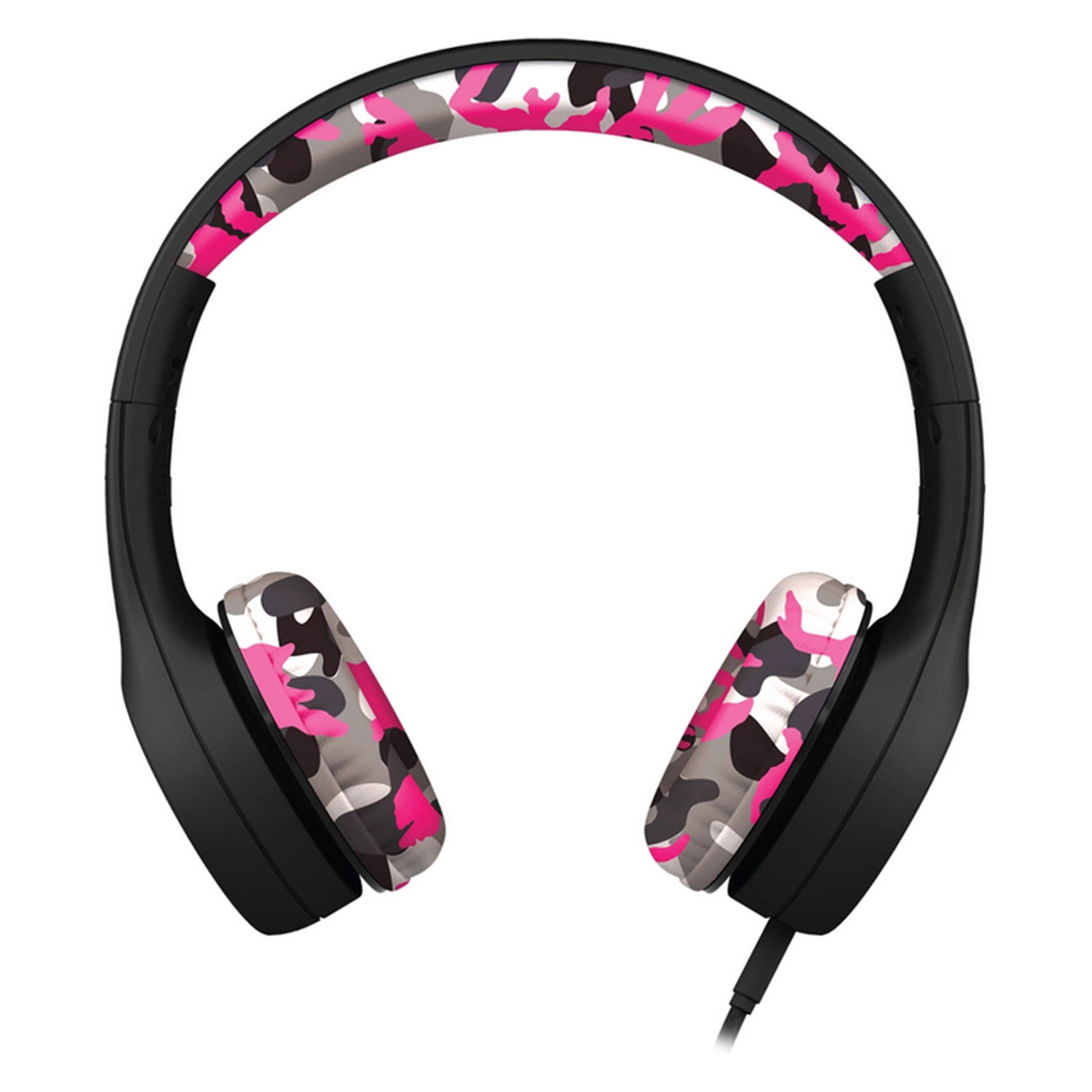 LilGadgets Connect + Childrens Kids Wired Headphones Pink Camo - image3