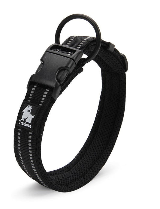 Heavy Duty Reflective Collar Black XS - image1