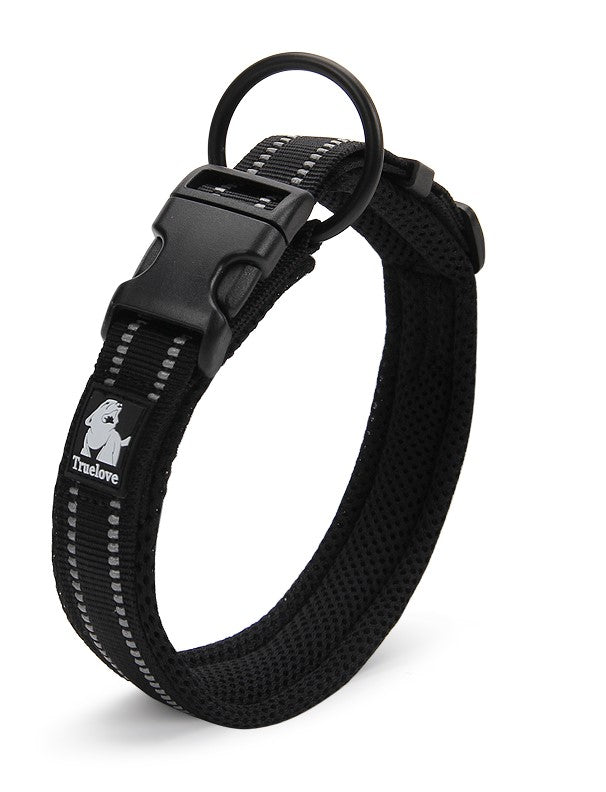 Heavy Duty Reflective Collar Black S - image1