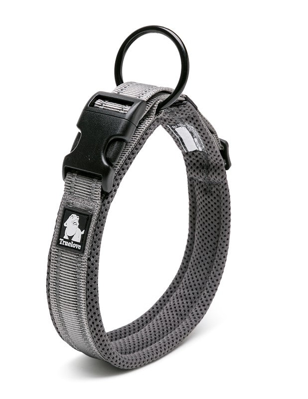 Heavy Duty Reflective Collar Grey S - image1