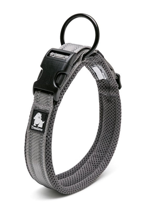 Heavy Duty Reflective Collar Grey M - image1