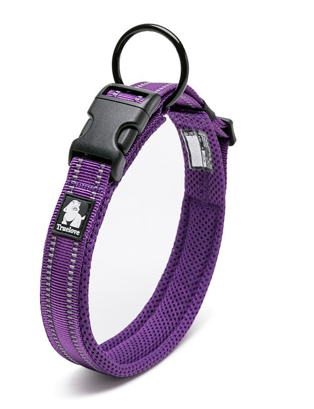 Heavy Duty Reflective Collar Purple M - image1