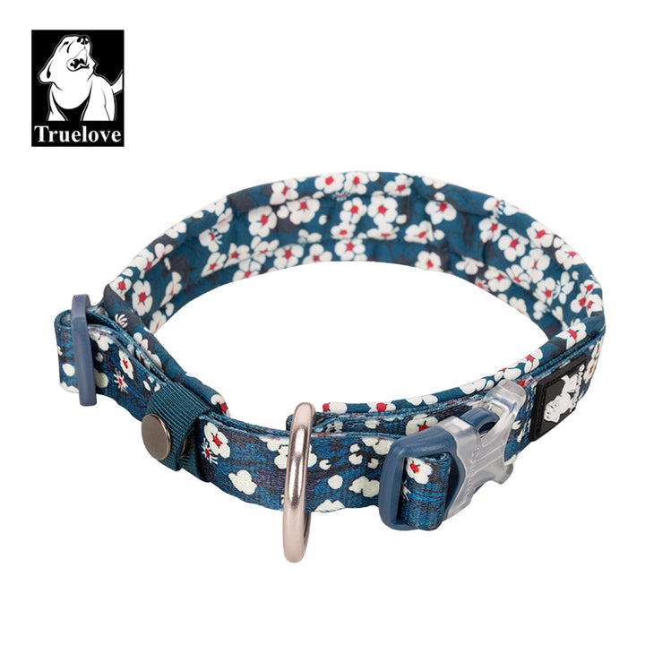 Floral Collar Saxony Blue XL - image2