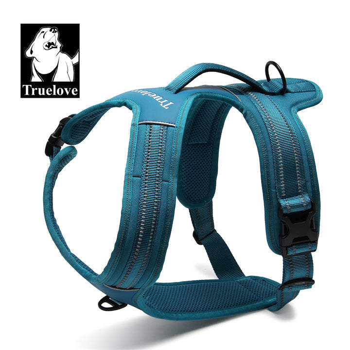 Reflective Heavy Duty Harness Blue L - image1