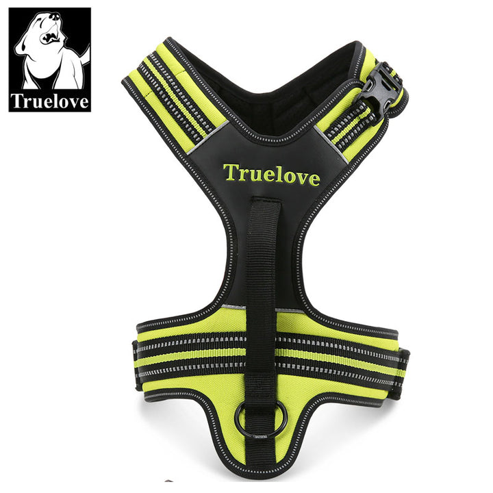 Reflective Heavy Duty Harness Neon Yellow L - image2