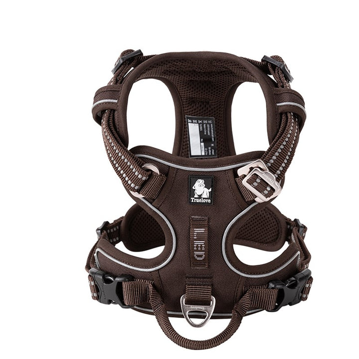 No Pull Harness Brown S - image1