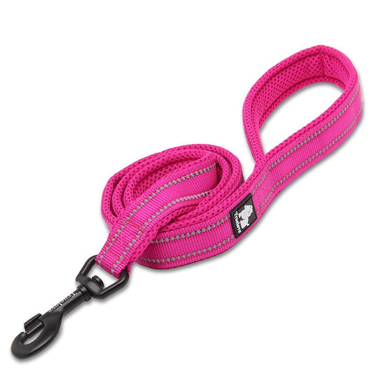 Reflective Pet Leash 2 meters Pink L - image1