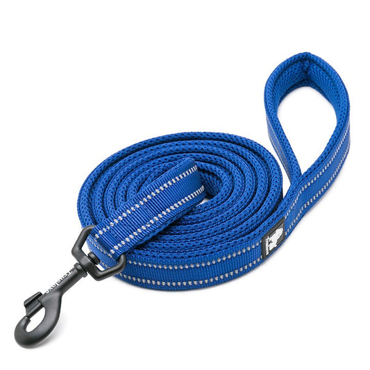 Reflective Pet Leash 2 meters Royal Blue XS - image1