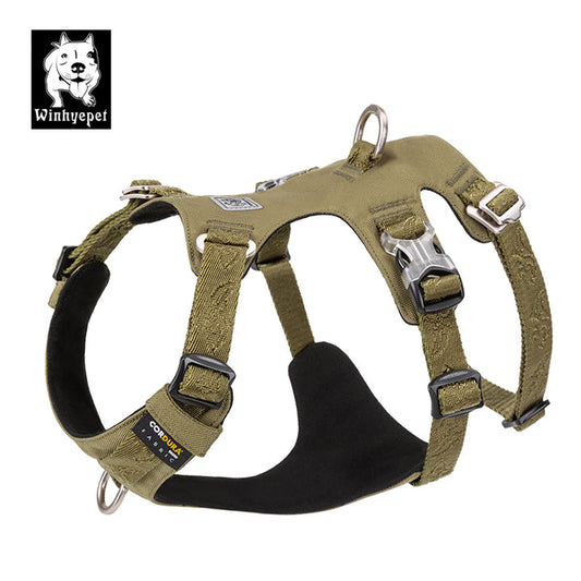 Whinhyepet Harness Army Green M - image1