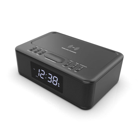 Wireless Charging Bluetooth Alarm Clock - image1