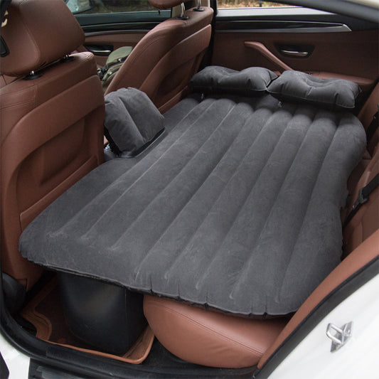 Inflatable Car Back Seat Mattress Portable Camping Travel Air Bed - image1