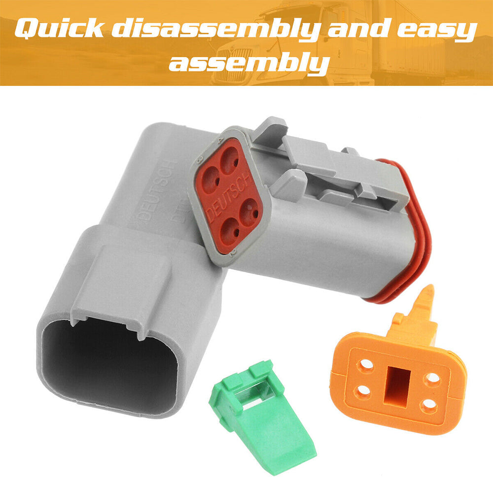 600PCS Deutsch DT Connector Plug Kit With Genuine Deutsch Crimp Tool Auto Marine - image7