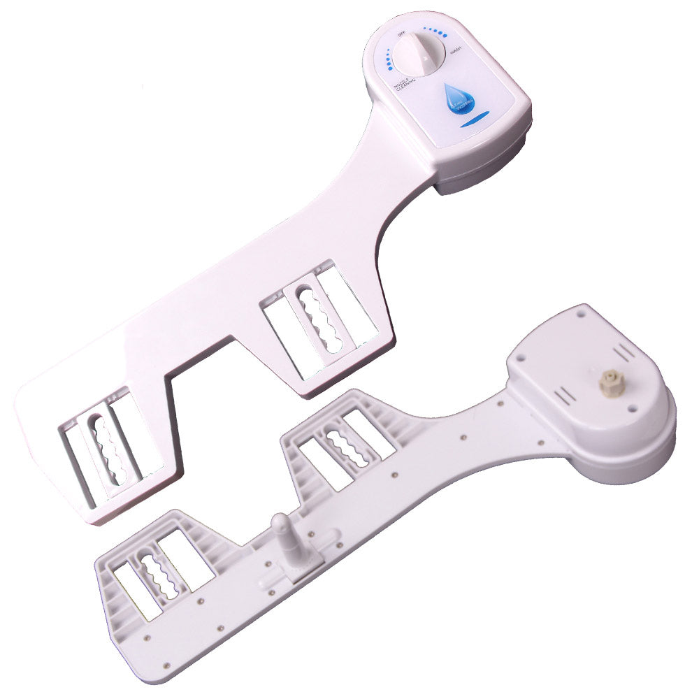 Toilet Bidet Seat Hygiene Water Wash Clean Unisex Easy Attachment Dual Nozzles - image1