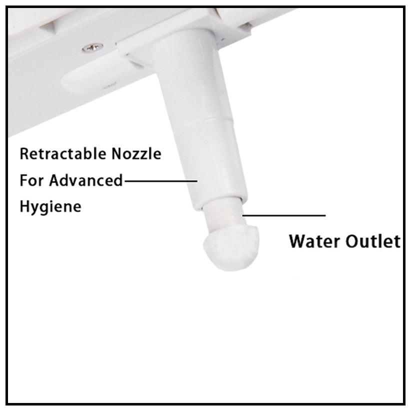 Toilet Bidet Seat Hygiene Water Wash Clean Unisex Easy Attachment Dual Nozzles - image2