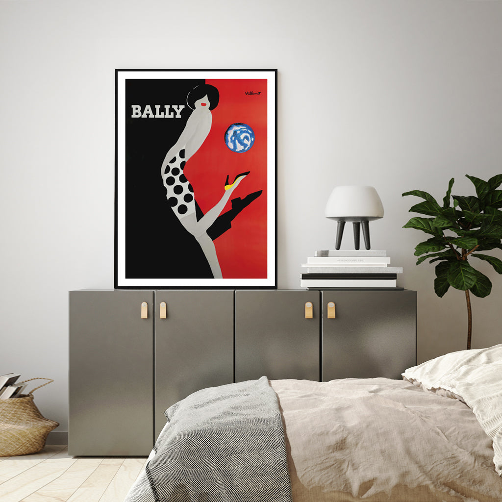 50cmx70cm Fashion Bally Black Frame Canvas Wall Art - image2