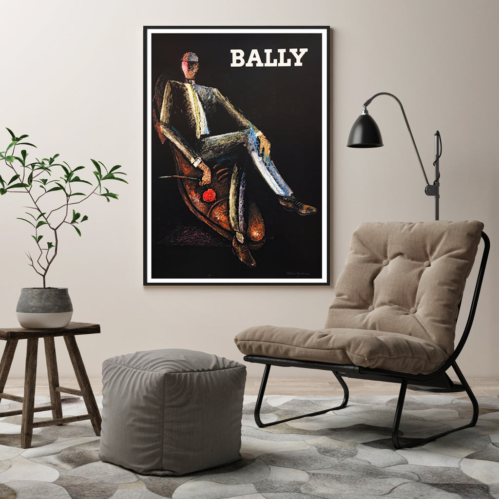 40cmx60cm Bally Man & Woman 2 Sets Black Frame Canvas Wall Art - image4