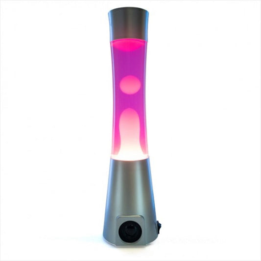Silver/Pink/White Motion Lamp Bluetooth Speaker - image1
