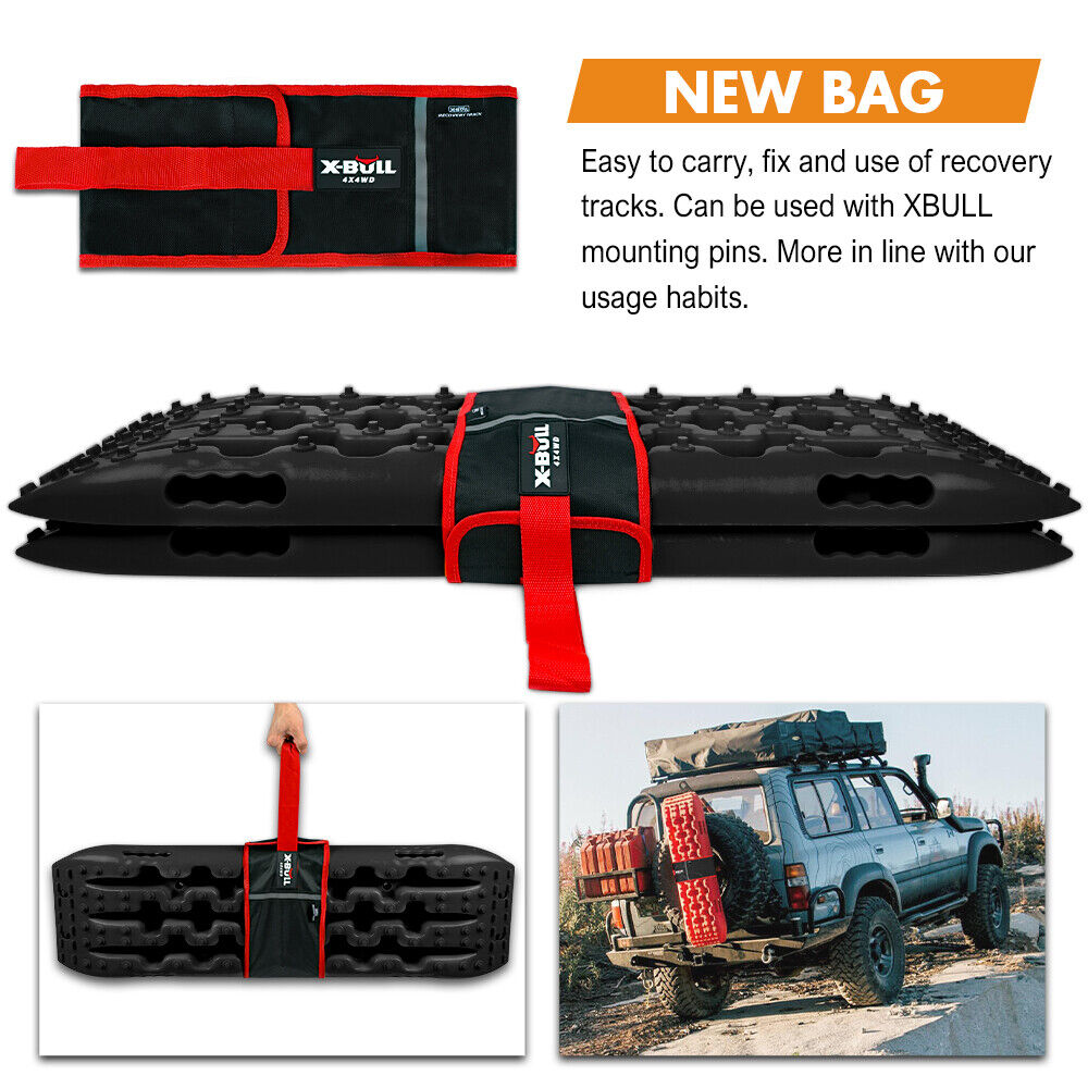 X-BULL Recovery tracks kit Boards 4WD strap mounting 4x4 Sand Snow Car qrange GEN3.0 6pcs OLIVE - image3