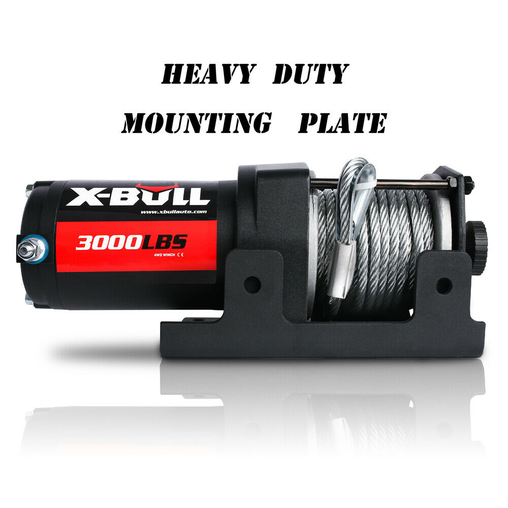 X-BULL Electric Winch 3000lbs/1360kg Wireless 12V Steel Cable ATV 4WD BOAT 4X4 - image8