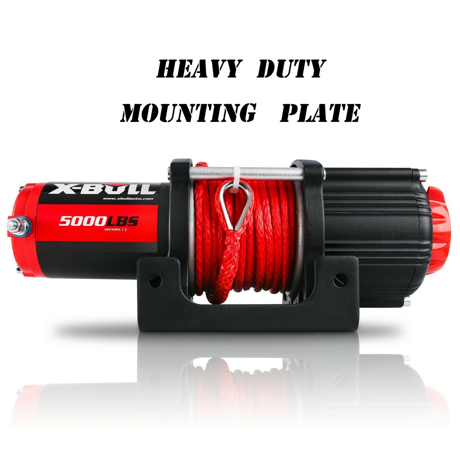 X-BULL Electric Winch 5000LBS 12V 15.2M Synthetic Rope Wireless ATV UTV 4WD Boat - image5