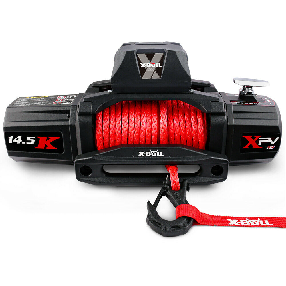 X-BULL Electric Winch 12V Synthetic Rope Wireless 14500LB Remote 4X4 4WD Boat - image9