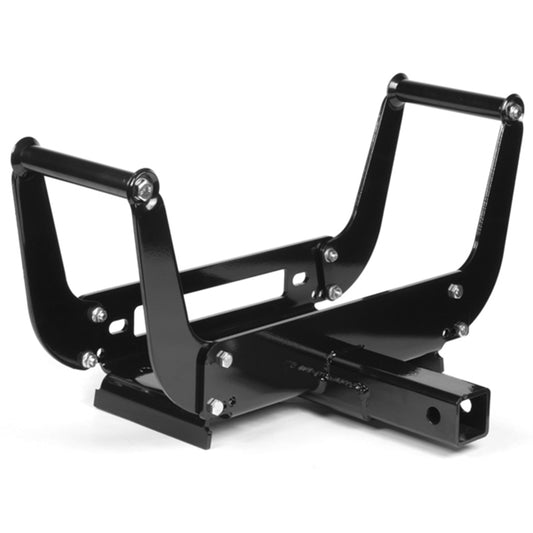 X-BULL Winch Cradle Mounting Plate Bracket Foldable Steel Bar Truck Trailer 4WD Universal For 9000 10000 12000 13000 14500LBS winch - image1