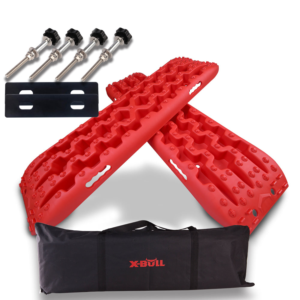 X-BULL Recovery tracks Sand tracks KIT Carry bag mounting pin Sand/Snow/Mud 10T 4WD-red Gen3.0 - image1