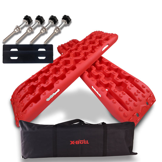 X-BULL Recovery tracks Sand tracks KIT Carry bag mounting pin Sand/Snow/Mud 10T 4WD-red Gen3.0 - image1