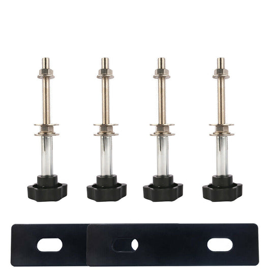 X-BULL Tracks Fixing Pins Mounting Kit Holders Roof Rack Mount Bracket 4WD 4x4 - image1