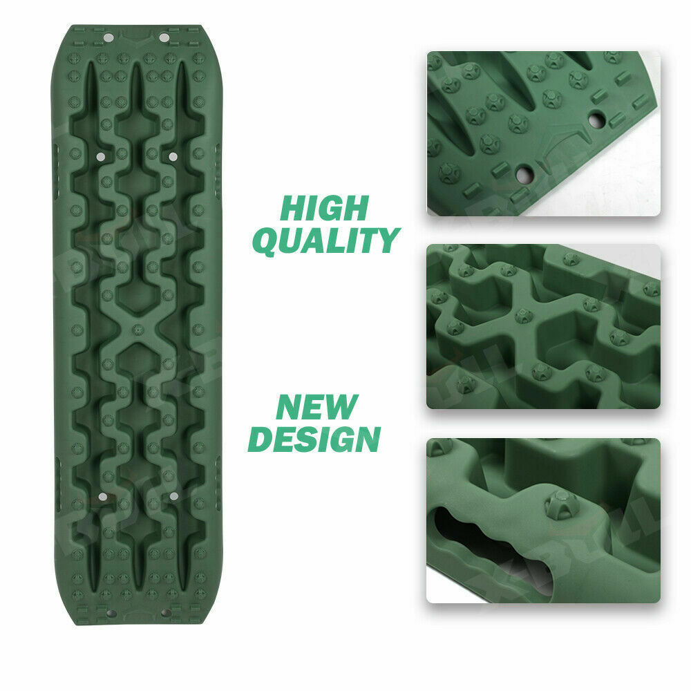 X-BULL Recovery tracks / Sand tracks / Mud tracks / Off Road 4WD 4x4 Car 2pcs Gen 3.0 - Olive - image4