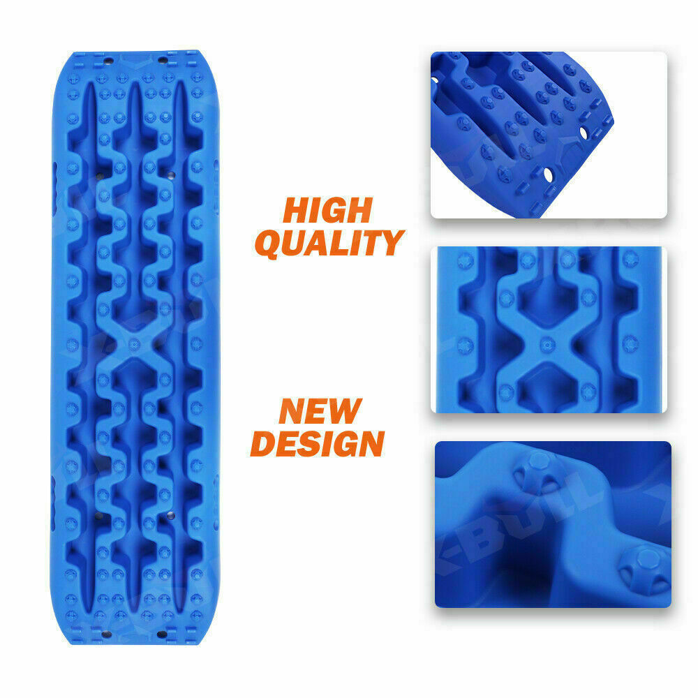 X-BULL Recovery tracks Mud Snow / Sand tracks / Grass 4X4 Caravan 2pcs 4WD Gen 3.0 - Blue - image2