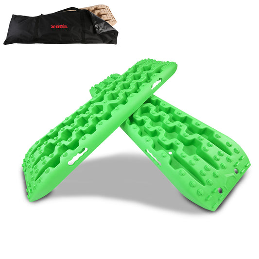 X-BULL Recovery tracks Sand tracks 2pcs Sand / Snow / Mud 10T 4WD Gen 3.0 - Green - image1