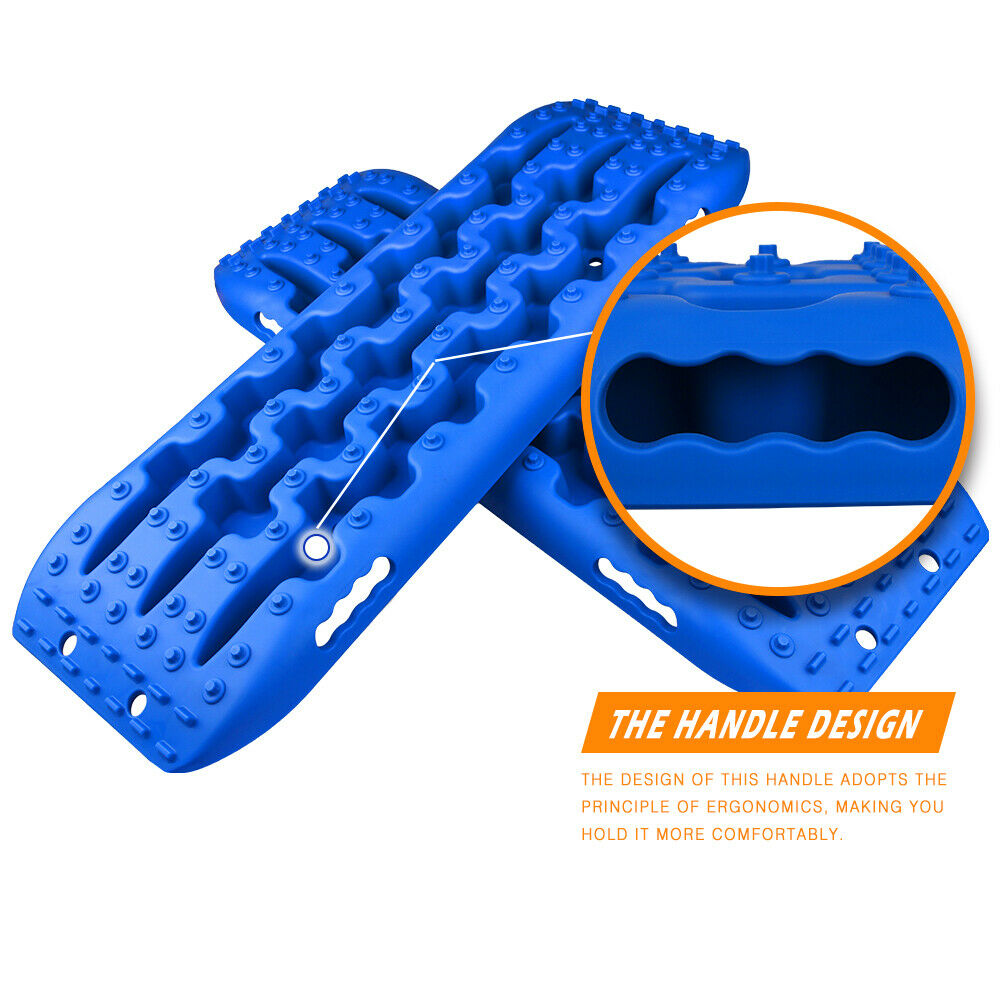 X-BULL Recovery tracks Sand tracks 2 pairs Sand / Snow / Mud 10T 4WD Gen 2.0 - blue - image8