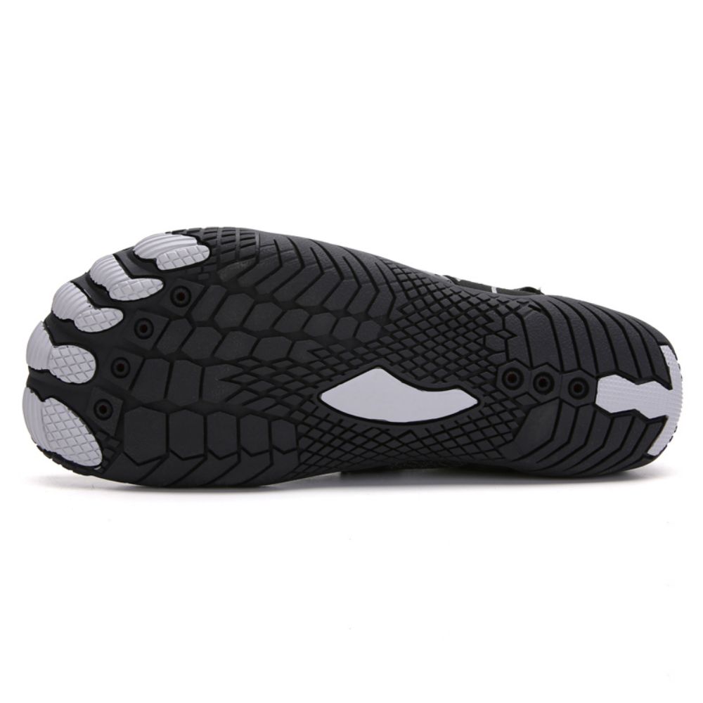 Men Women Water Shoes Barefoot Quick Dry Aqua Sports Shoes - Black Size EU39 = US6 - image5