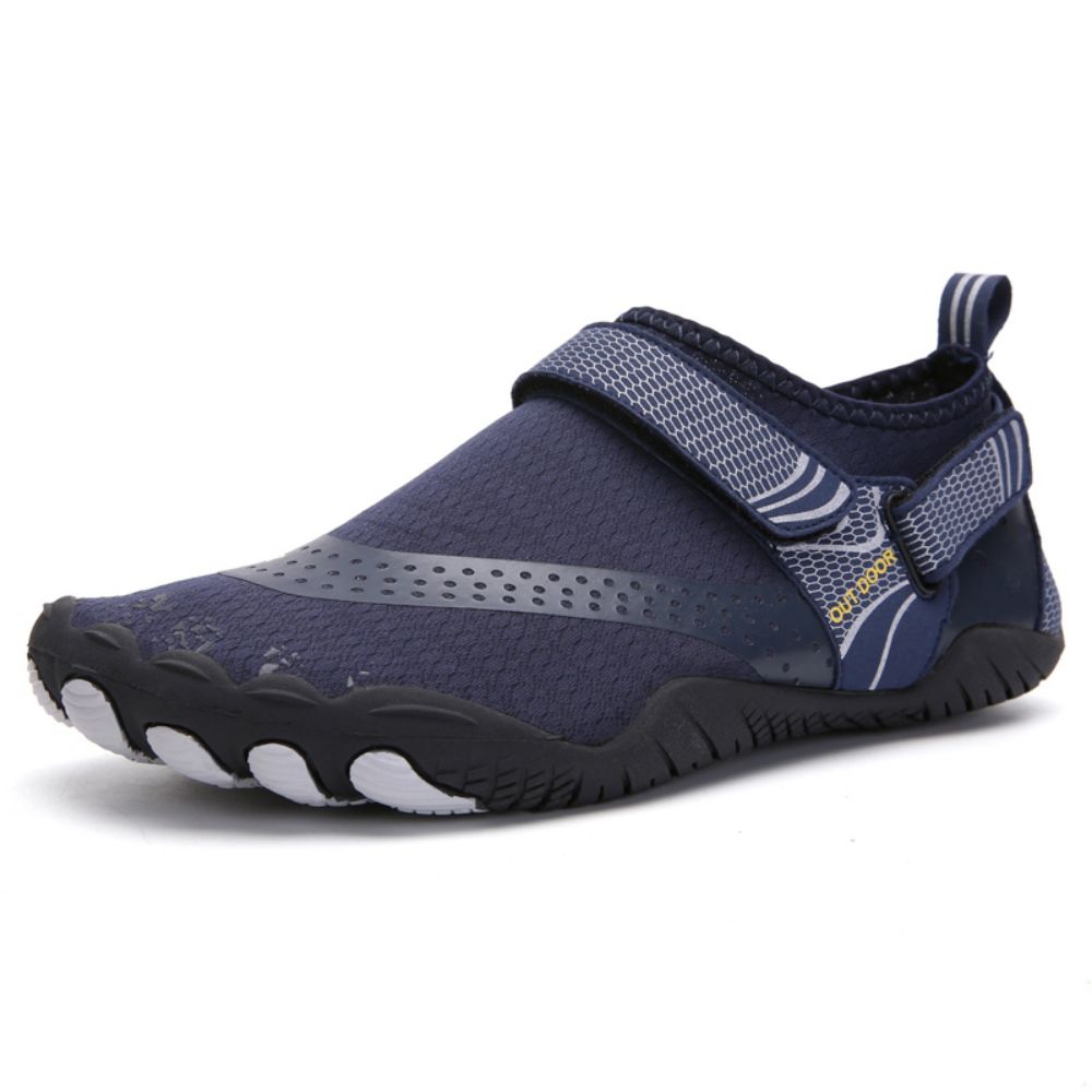 Men Women Water Shoes Barefoot Quick Dry Aqua Sports Shoes - Blue Size EU36=US3.5 - image2